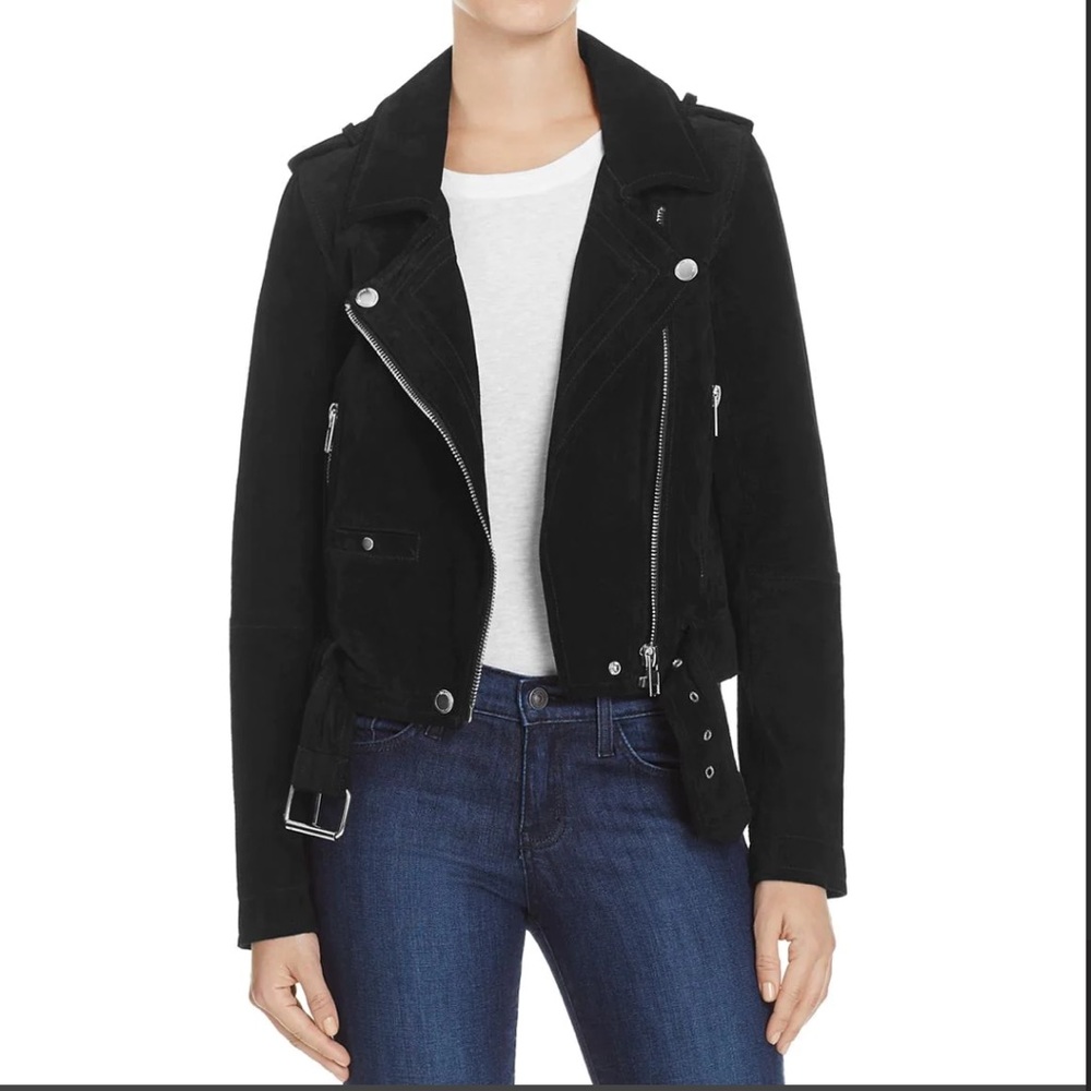 BlankNYC Suede Moto Jacket